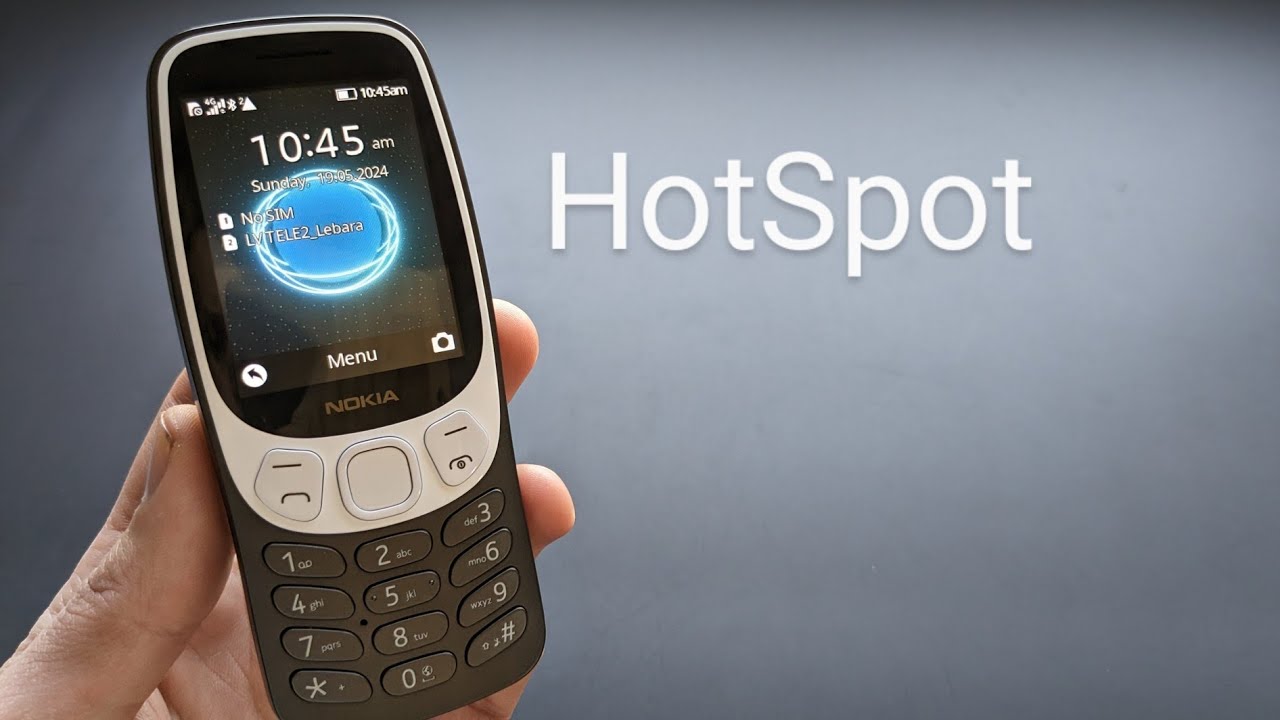Есть ли у Nokia 3210 4G точка доступа?