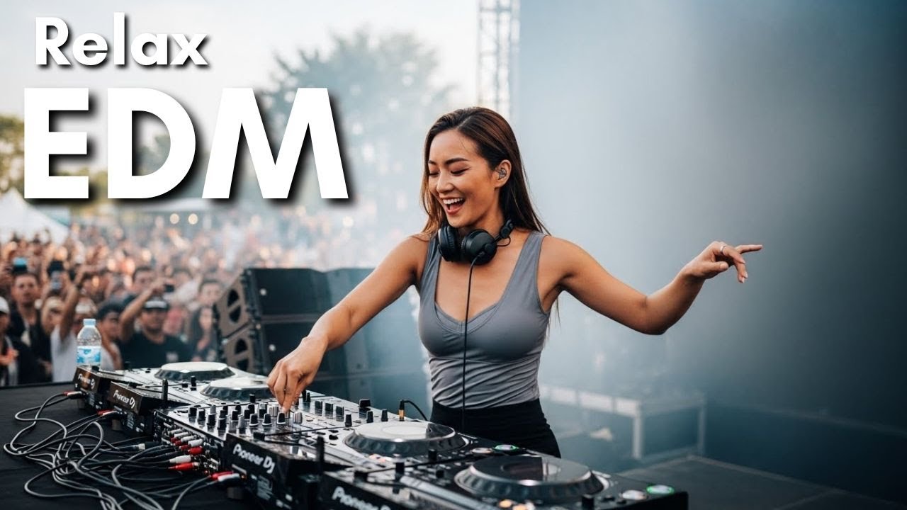 Chill EDM Relax Music for Study, Work, Focus, Stress Relief, and Daily Calm