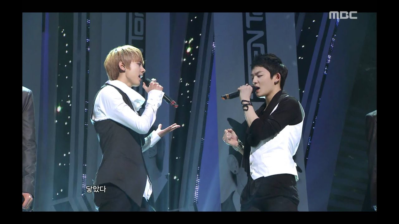 TEEN TOP - The Back Of My Hand Brushes, 틴탑 - 손등이 스친다, Music Core 20110910