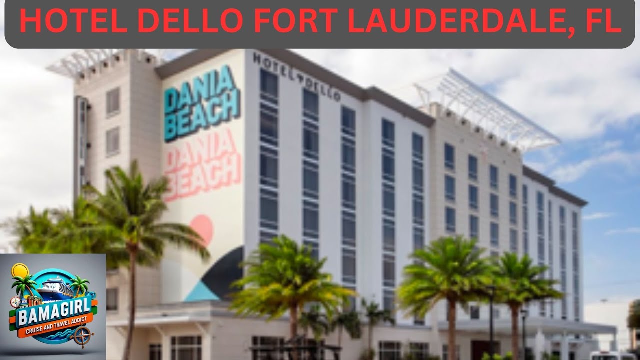 Precruise Hotel:  Hotel Dello Fort Lauderdale FL Room Tour#hilton #fortlauderdale