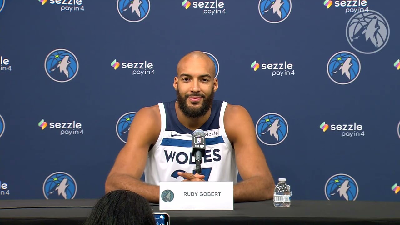 Rudy Gobert 2025 Wolves Media Day Press Conference | 09.29.25