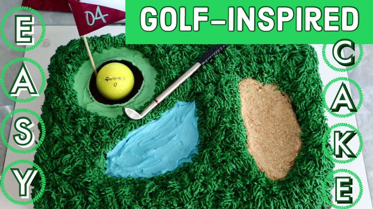 How I made Golf-inspired Cake (EASY Level)