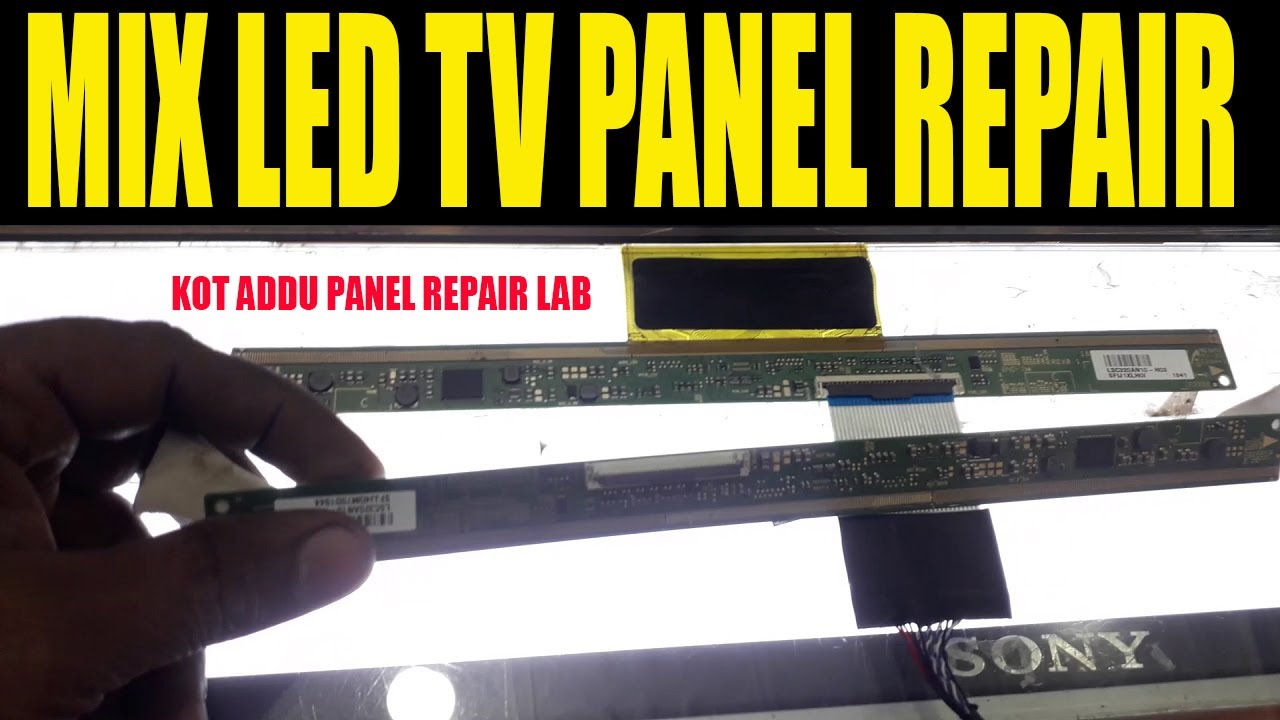 Mix LED TV Panel Repairing Video Clips by Kot Addu Panel Repair Workshop
