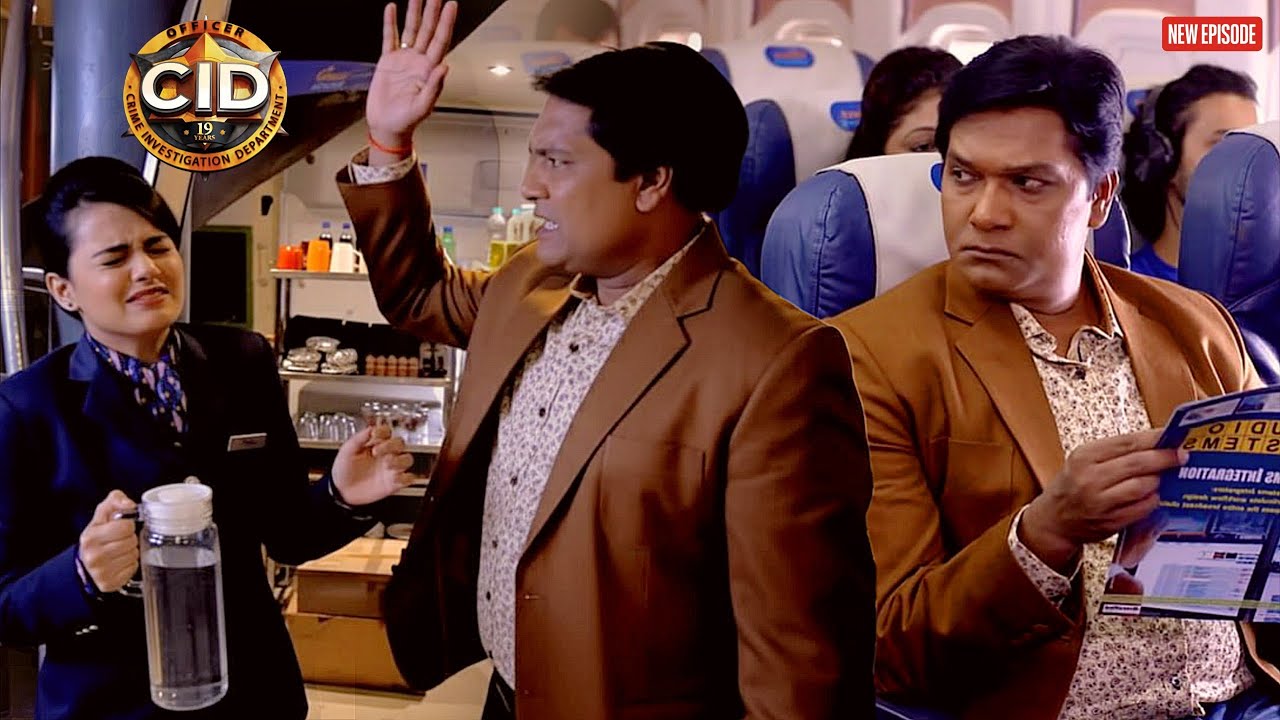 Abhijit ने प्लेन में एयरहोस्टेस को मारा थप्पड़ || CID | Latest Episode ||
