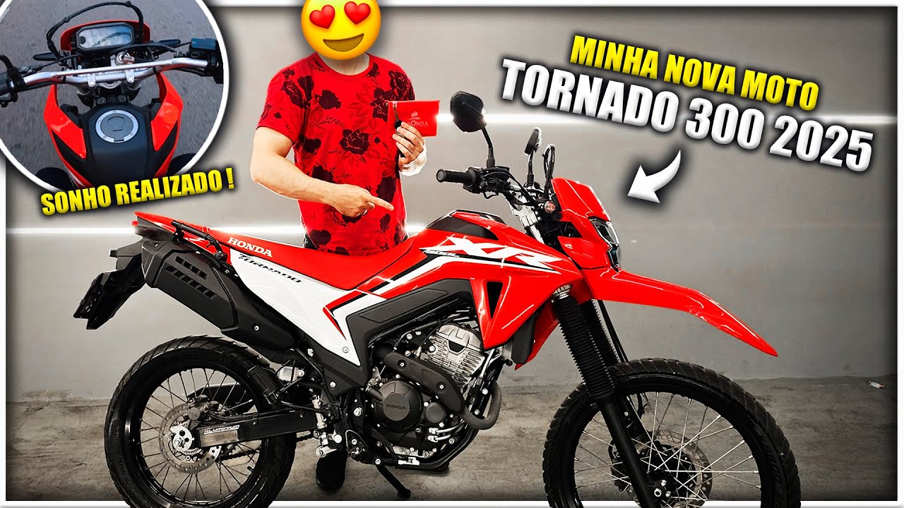 COMPREI A NOVA TORNADO 300 - SONHO REALIZADO!