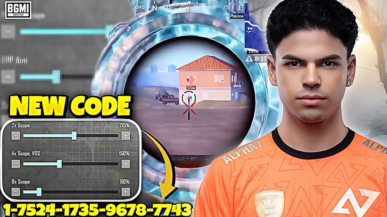 A7 CARRILHO 😱THE REAL KING IN PMGC 🤴SENSITIVITY NEW CODE🎯100% WORKS Copy Fast🚨