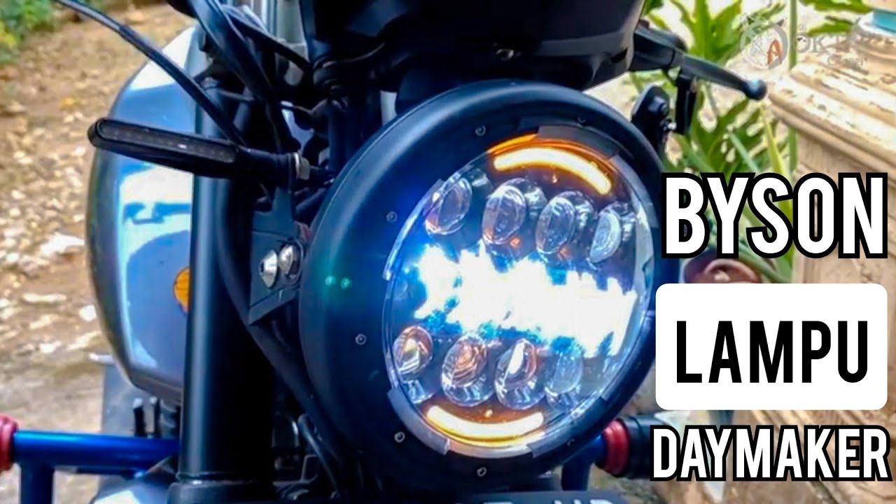 Cara Pasang Lampu Daymaker Di Motor Byson | Modifikasi Byson Part 2