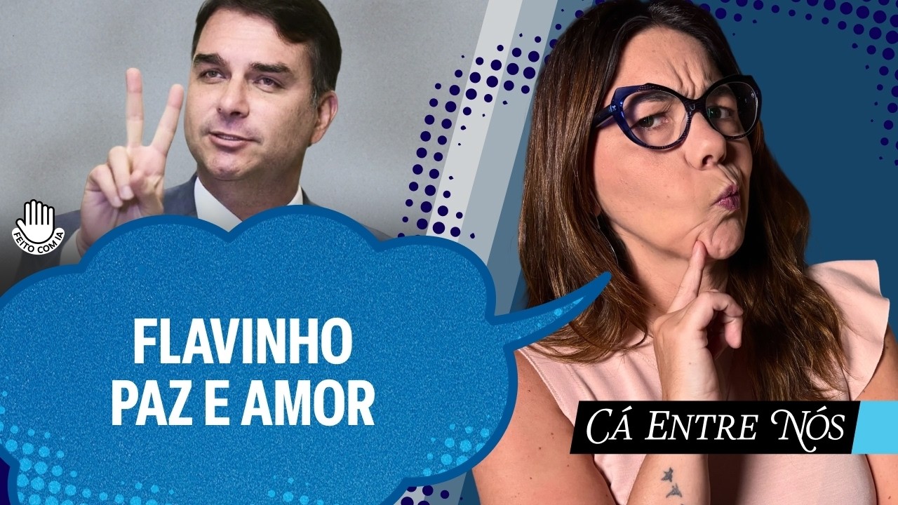 Flávio Bolsonaro pede apoio de “todes” e testa versão paz e amor para as eleições | Cá Entre Nós
