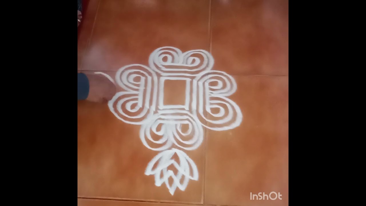 Easy and quick rangoli 