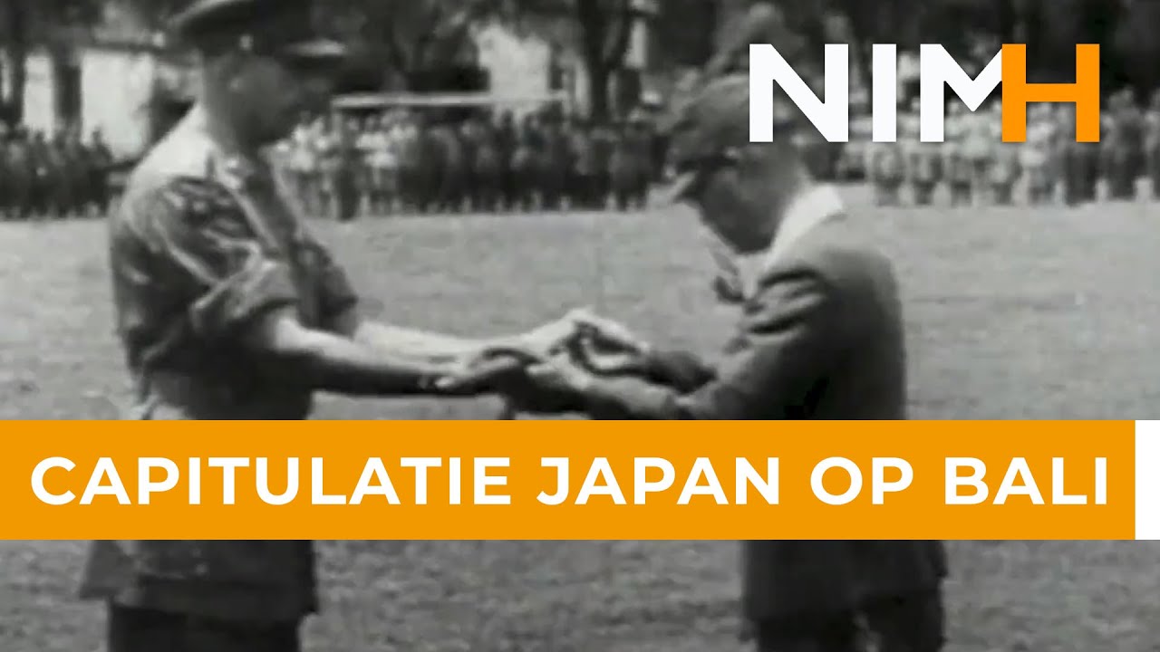Capitulatie Japan op Bali