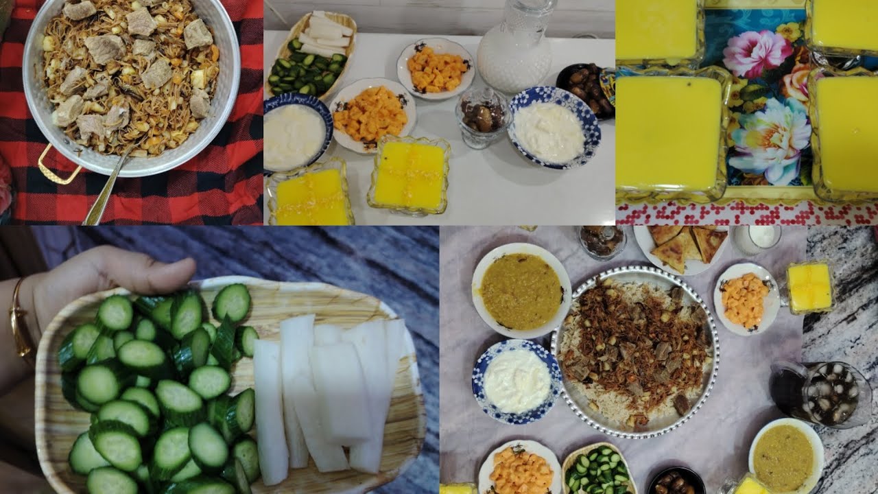 فطور ثاني يوم شهر رمضان 🌙 سويت برياني لحم ❣️  رمضان كريم