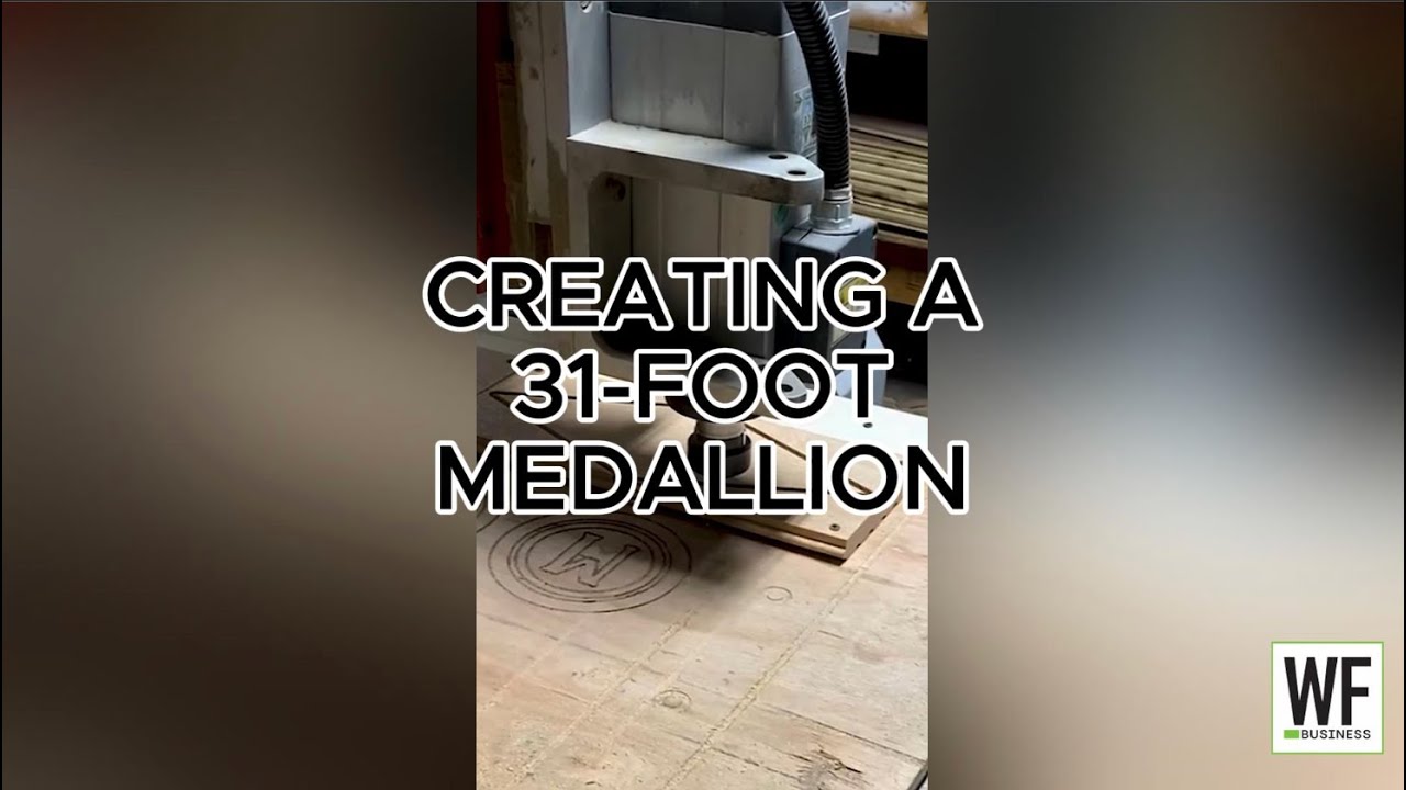 Crafting Precision: Creating a 31-Foot Custom Medallion