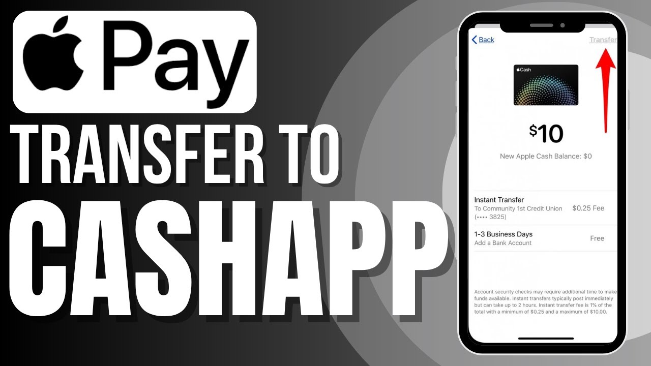 Как перевести деньги из Apple Pay в приложение Cash без банковского счета