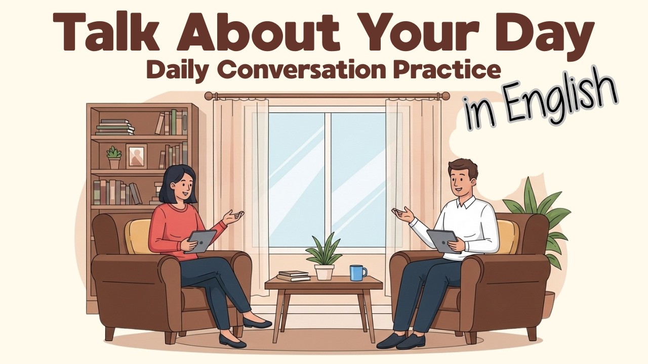 Talk About Your Day in English | How to Describe Your Day in English | Daily Conversation Practice
