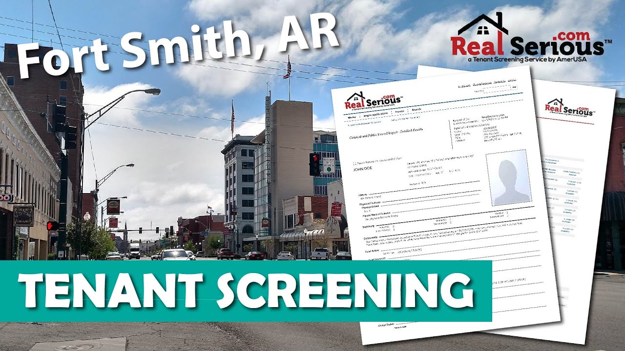 Fort Smith AR Tenant Screening Services for Landlords & Real Estate Agents