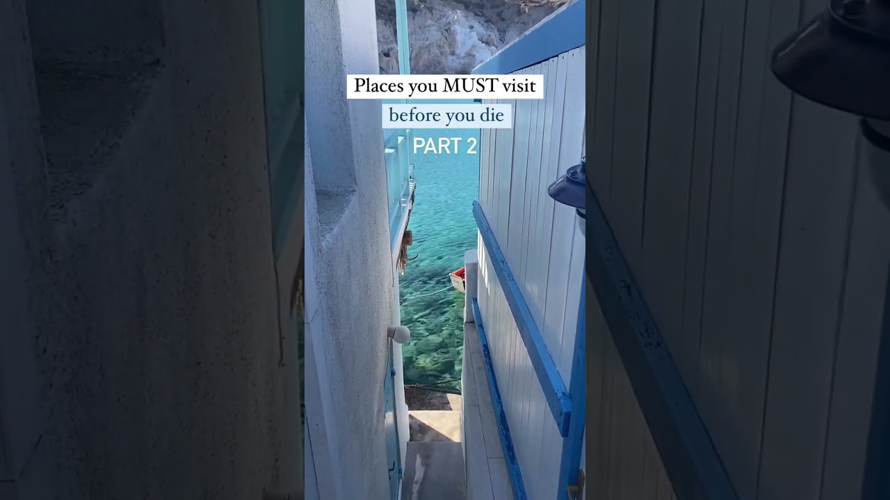 The most GORGEOUS island I have ever been to: Milos, Greece