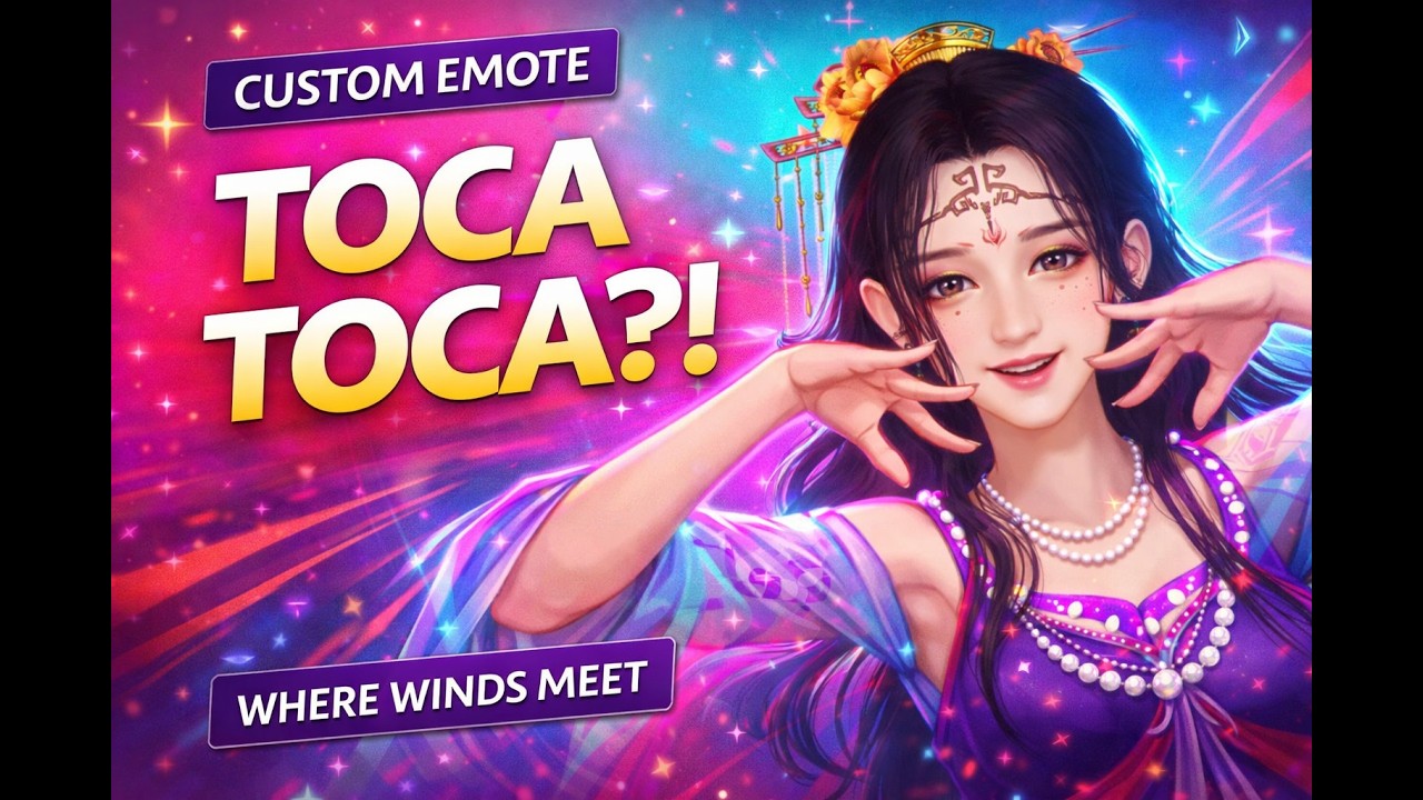 This Toca Toca Emote is Too Smooth 😭 #wherewindsmeet #tocaboca