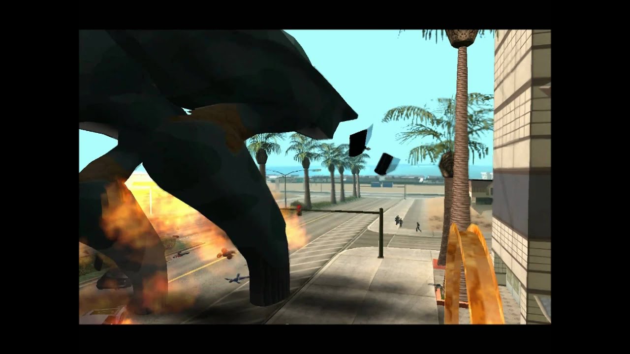 Metal Gear Rex And Metal Gear Ray In GTA SA