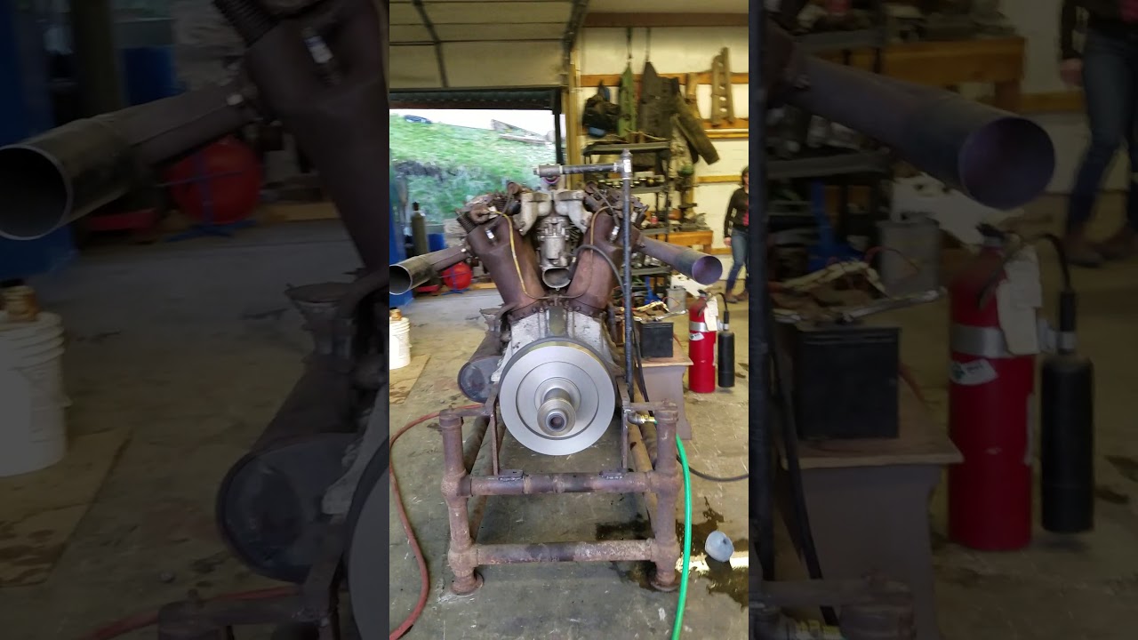 Liberty aircraft engine, boat engine