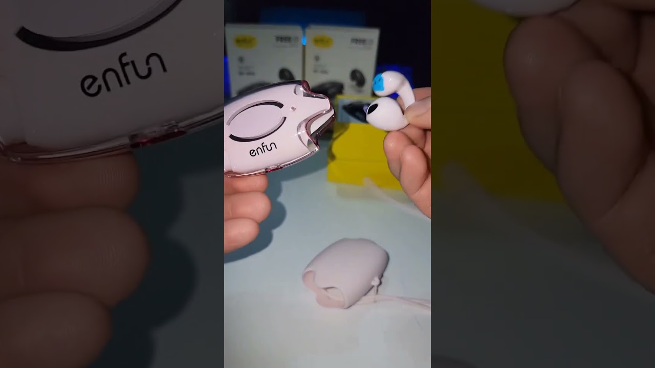 Wireless Earbuds Ergonomic Design #fok #enfun