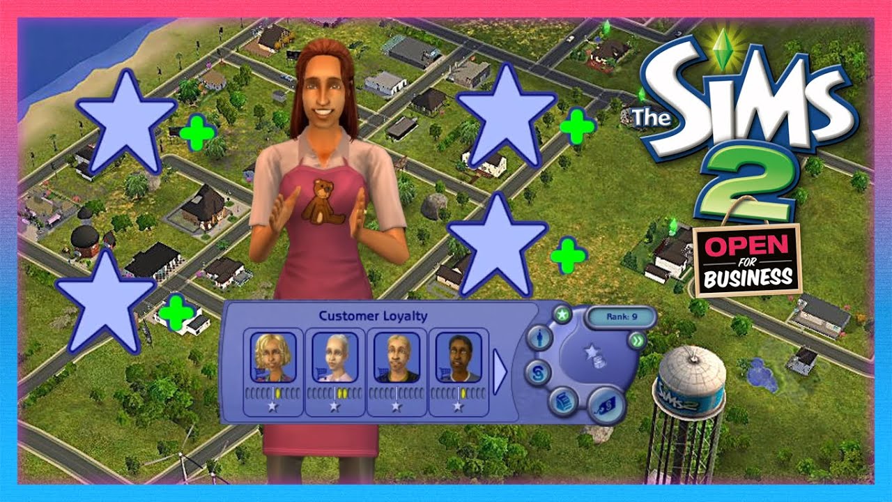 The Sims 2 Open for Business - Chasing Customer Loyalty Stars