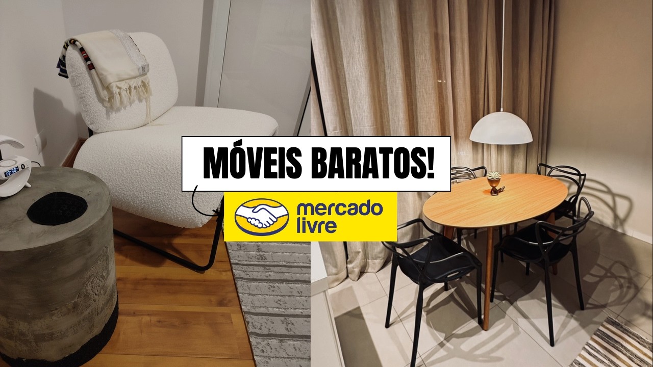 MÓVEIS BARATOS do Mercado Livre para sua Casa! #achadosparalar