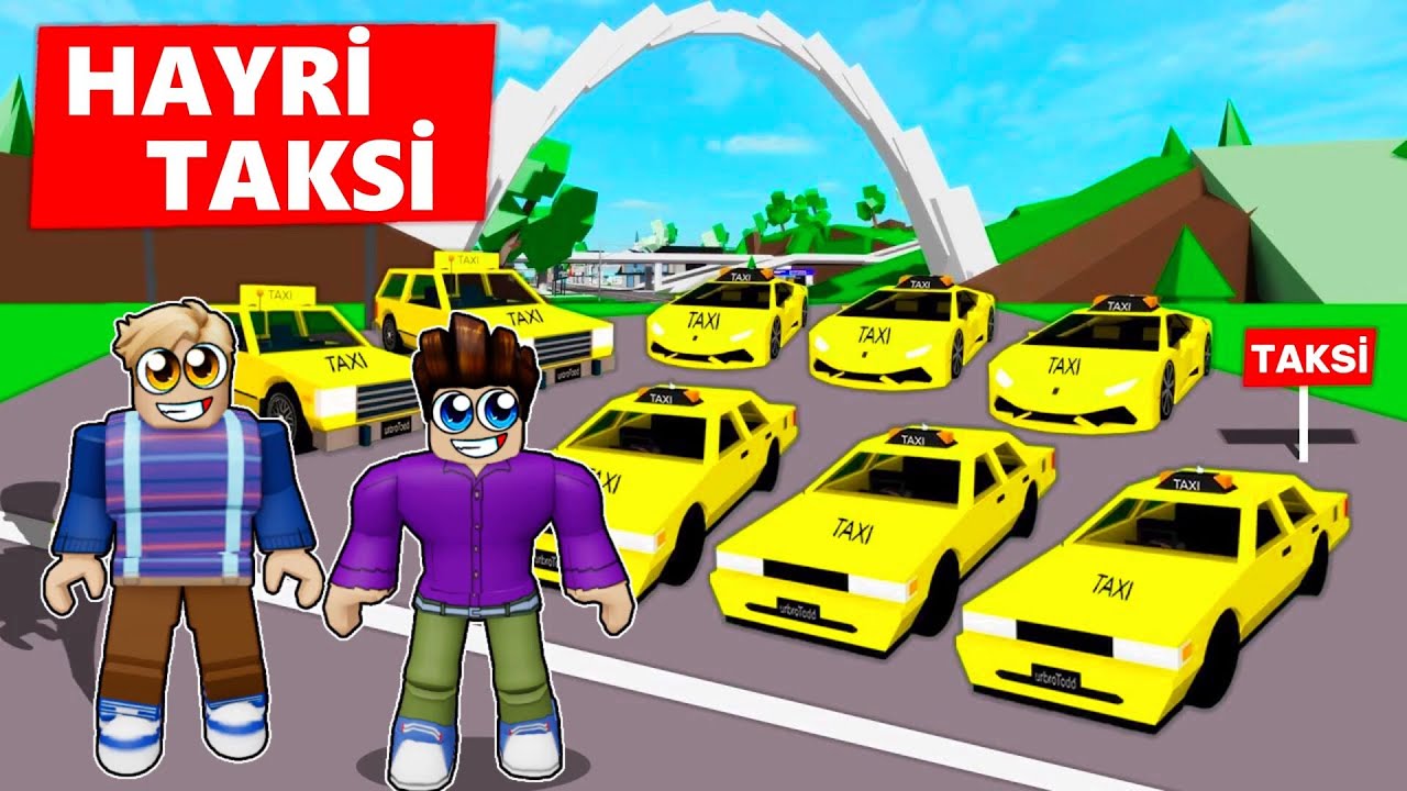 Taksi Şirketi Kurduk! 🚕🏡 Roblox Brookhaven RP