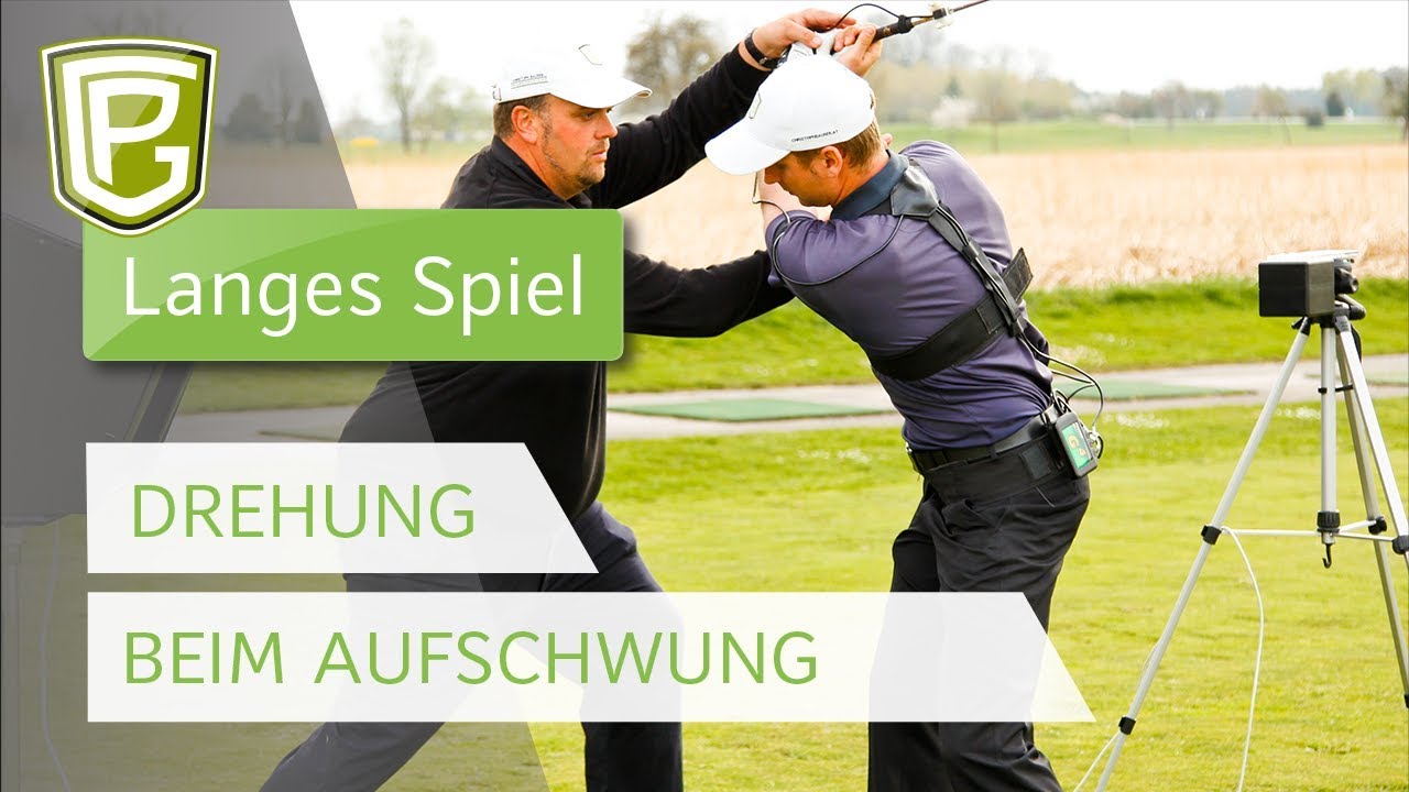 Golf - So machst Du eine optimale Körperdrehung im Aufschwung!