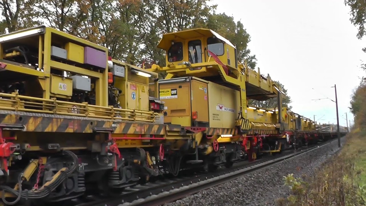 Gleisumbauzug Plasser&Theurer SUZW-500 Fa. H.F. Wiebe in Emsdetten-Isendorf