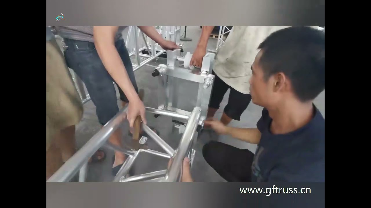 GF-Truss System 7×5M Goal Post Truss System Setting Up