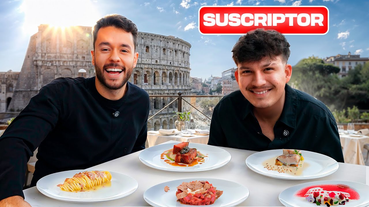 INVITO A UN SUSCRIPTOR AL MEJOR RESTAURANTE DE ROMA - TheGrefg