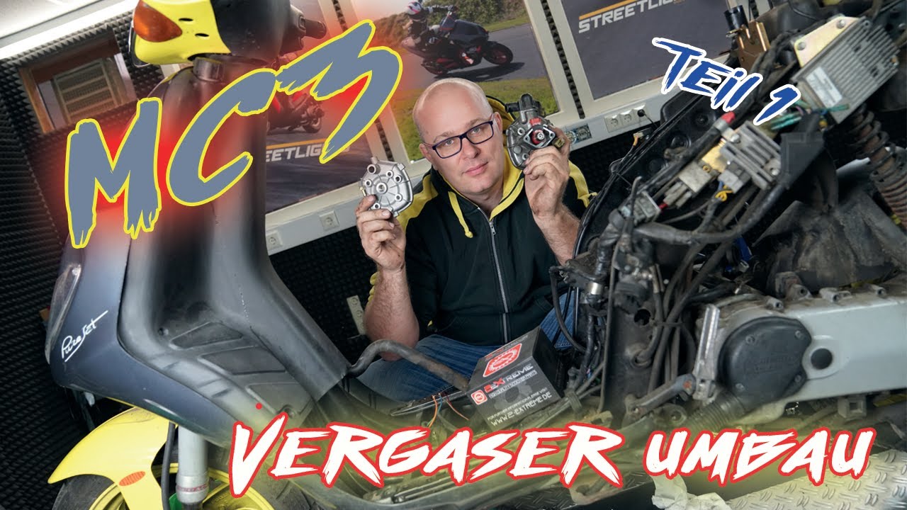 Teil 1 - Piaggio NRG MC3 Roller umbau auf Vergaser Streetlights.de weil Einspritz Benzinpumpe defekt