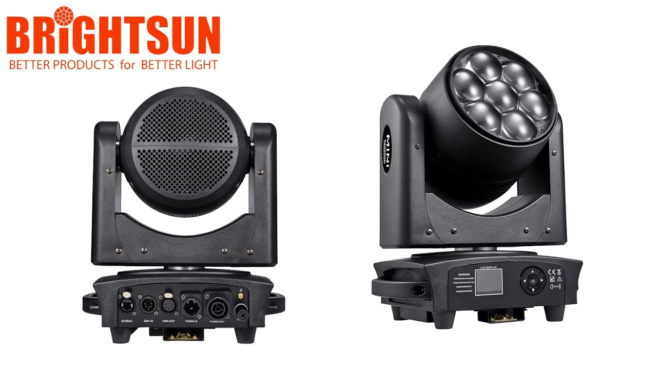 MiniB 7x40W Led Moving Head Light With Circle Control & Zoom