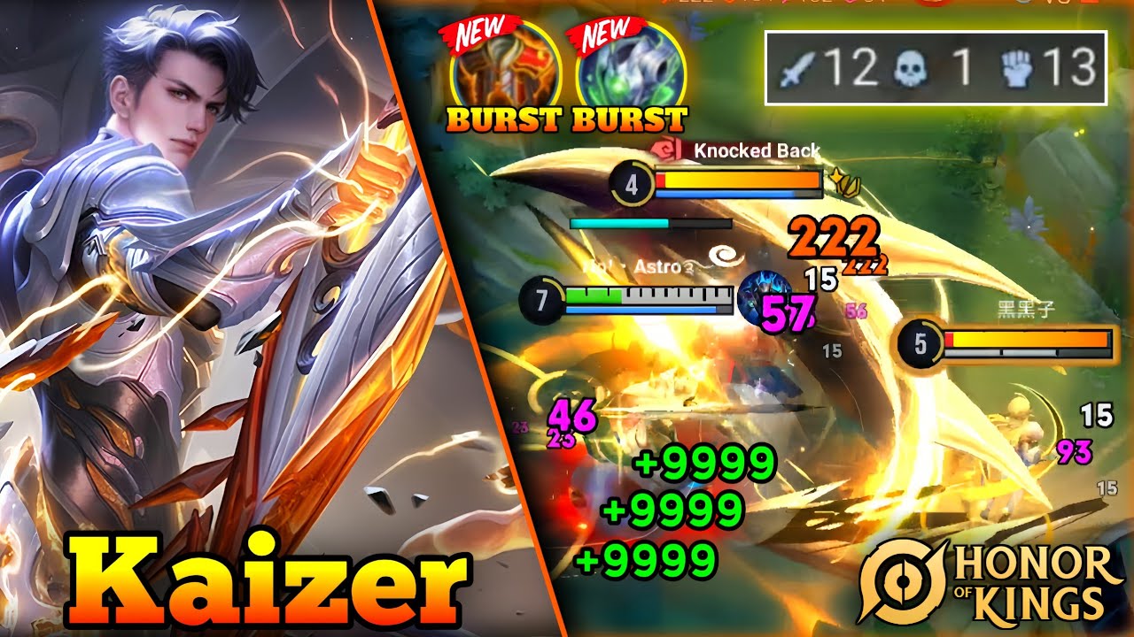 Kaizer Jungle New God Mode Build To Be Unstoppable In Any Match - Gameplay | Honor of Kings