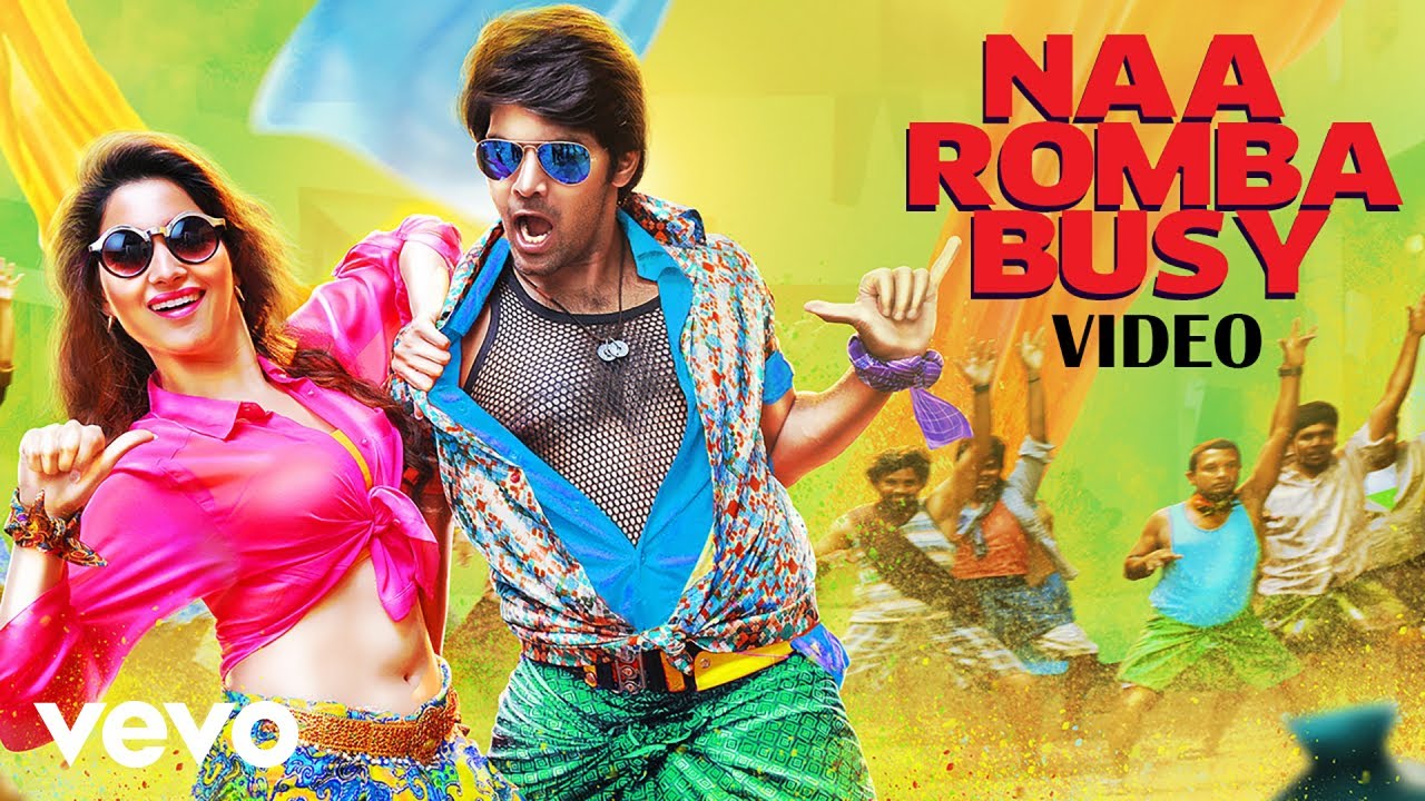 Vasuvum Saravananum Onna Padichavanga - Naa Romba Busy Video | Arya, Santhanam | D. Imman