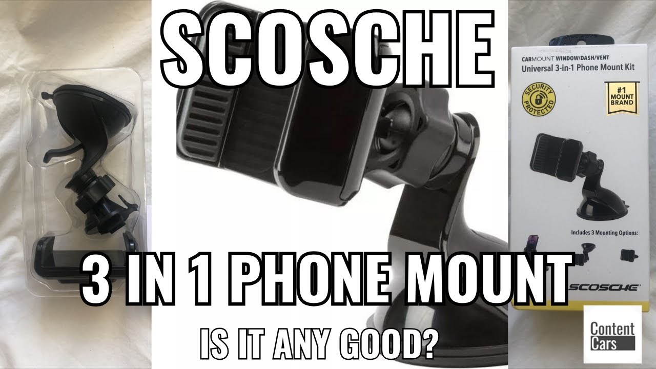Scosche 3 in 1 Phone Mount - Is It Any Good?