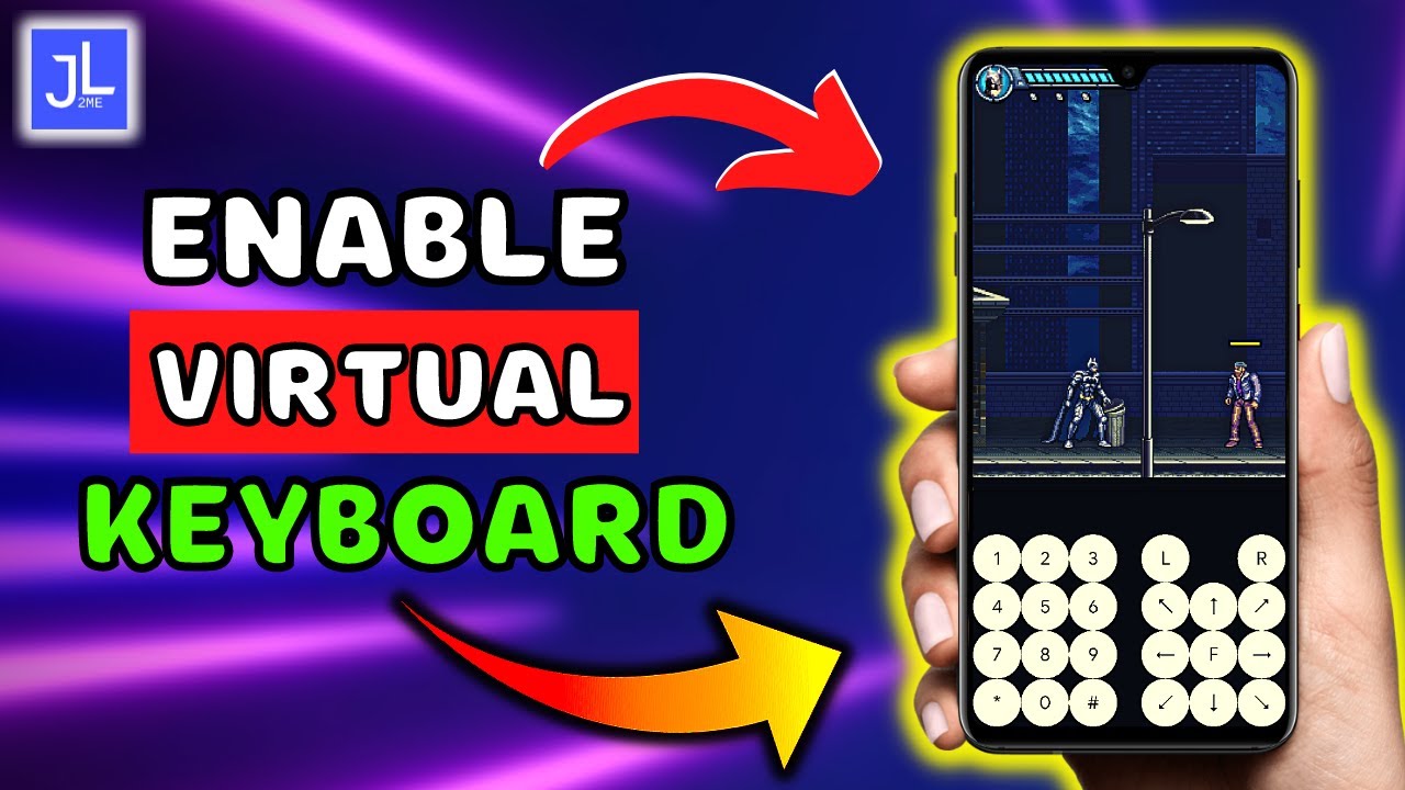 How to use Virtual keyboard in J2ME Loader?