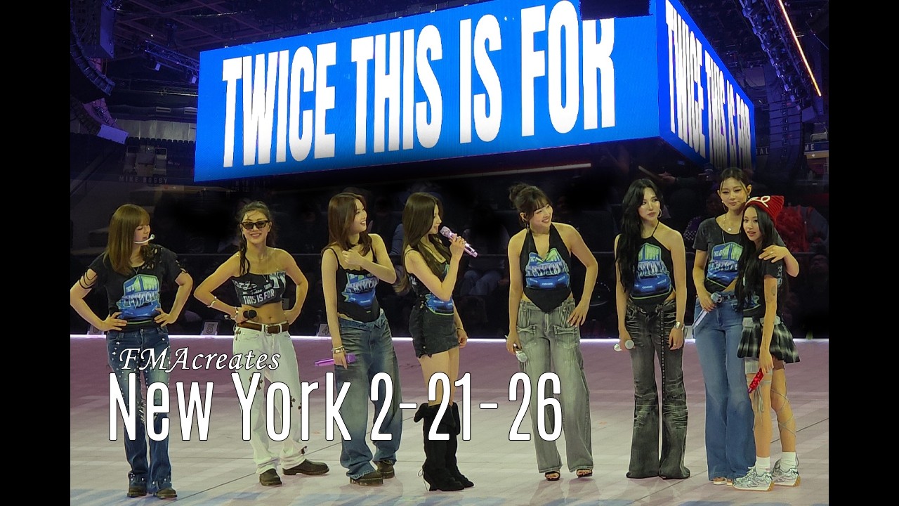 2026 Kpop TWICE (트와이스) ( This Is For World Tour ) UBS Arena New York 2-21-2026 DAY 3