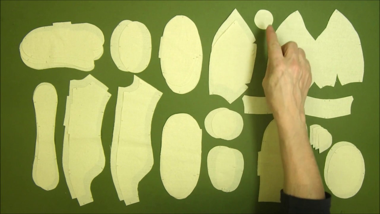 Button Jointed Rag Doll Tutorial - Part 1 - Sewing The Arms