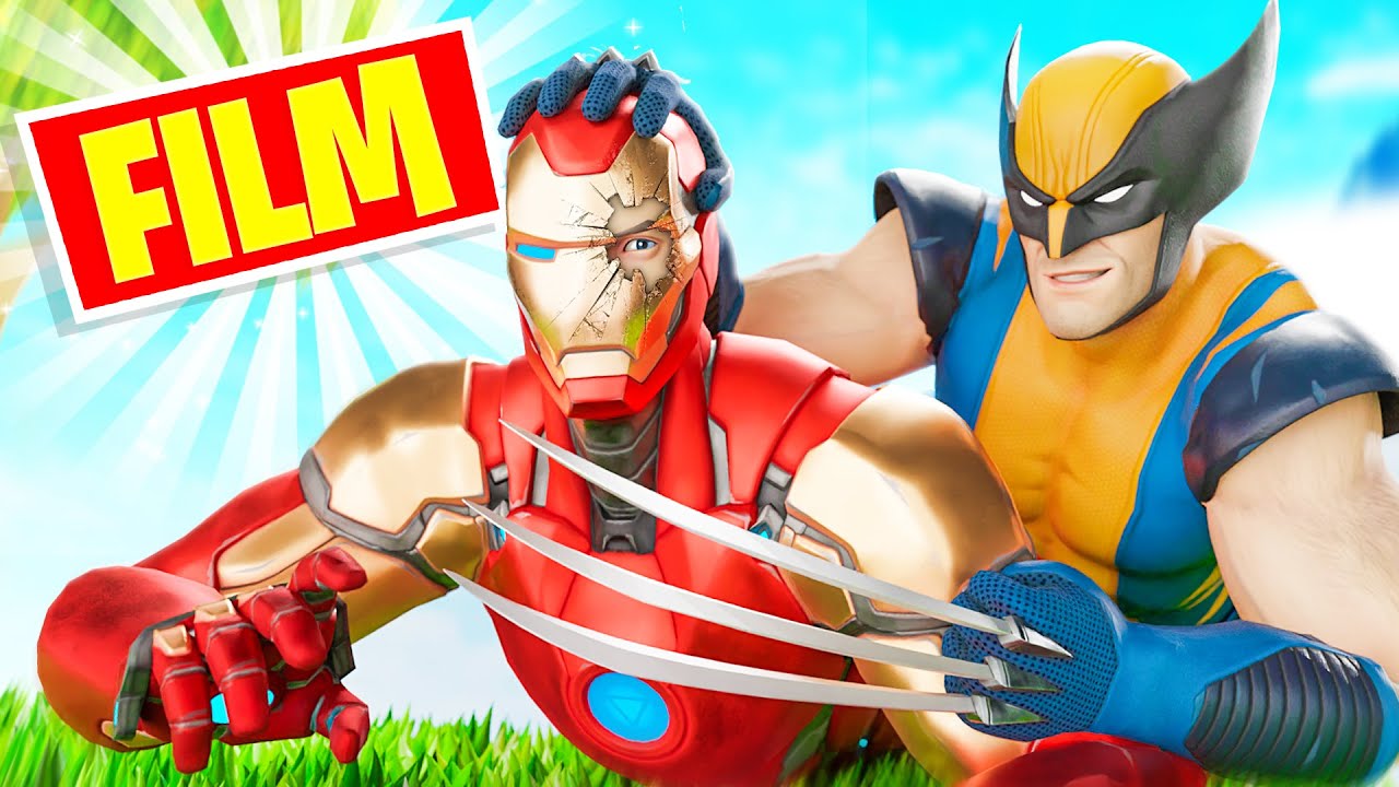 IRON MAN vs WOLVERINE - GUIZMOW [ FILM FORTNITE ]