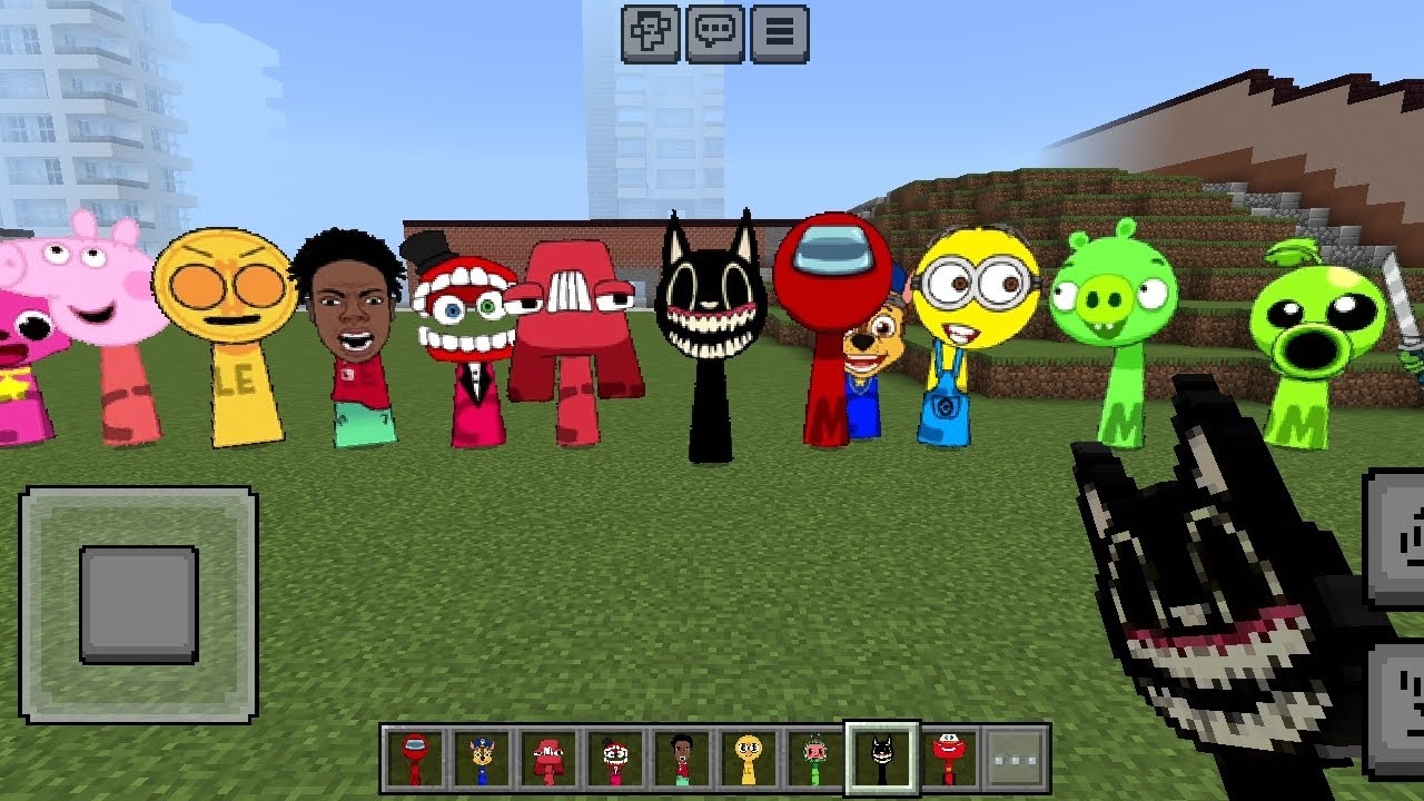Sprunki​ OC​ Cartoon​ Cat​ added in Minecraft PE 