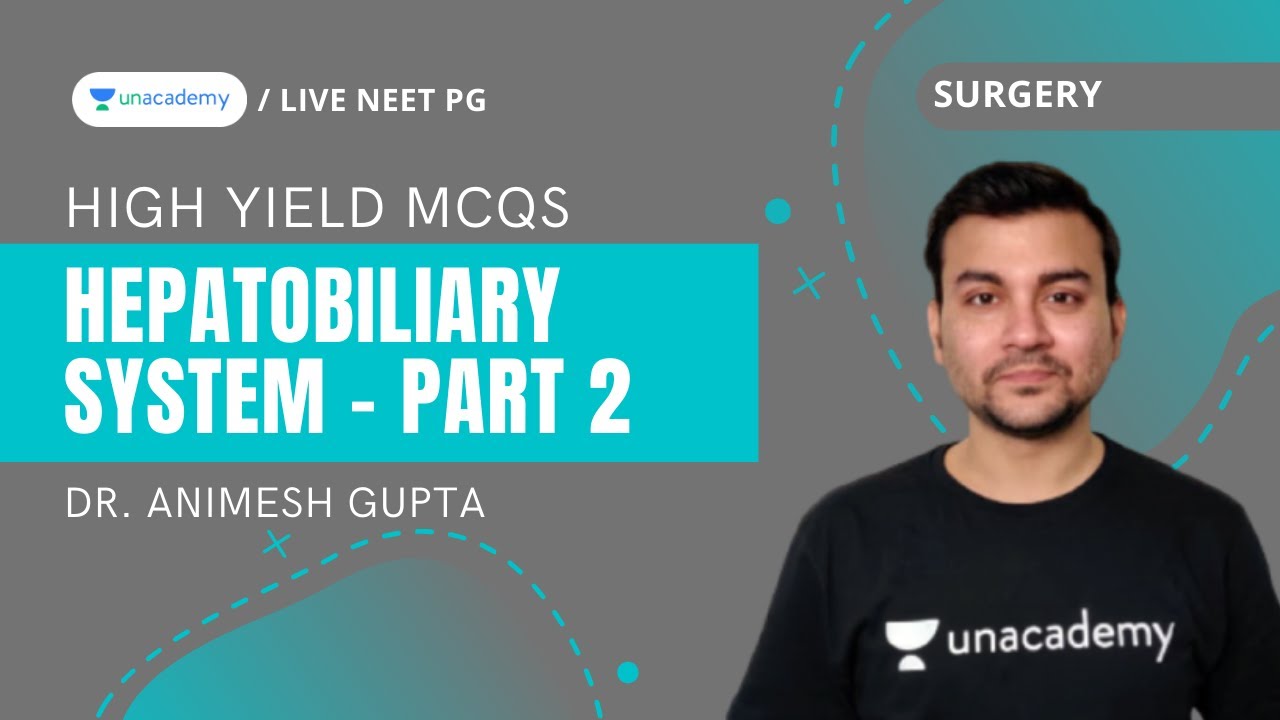 MCQs from Hepatobiliary system - Part 2 | PGMEE | Dr. Animesh Gupta