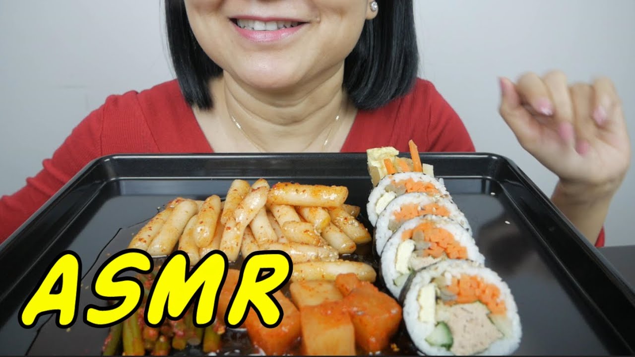ASMR Korean Style Lunch | Eating Sounds | Light Whispers | Nana Eats