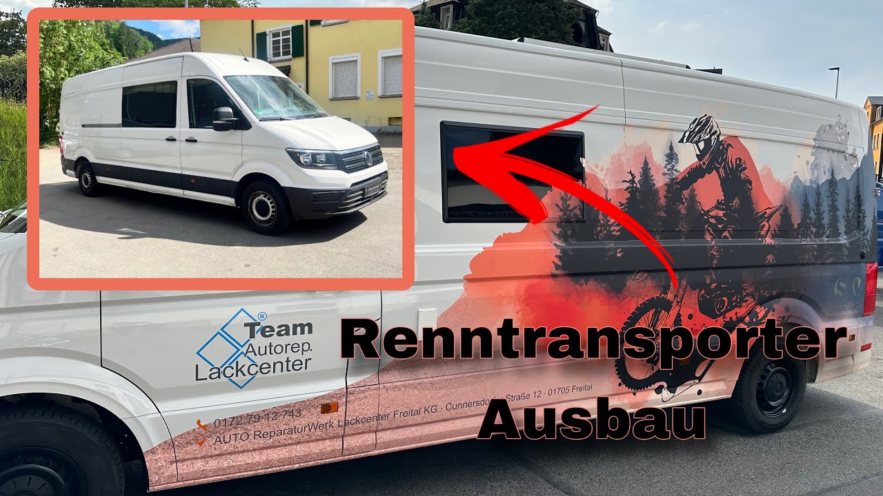Unser Renntransporter Ausbau | VW Crafter wird zum Camper | Vorstellung