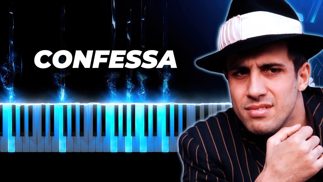 Adriano Celentano - Confessa - piano karaoke instrumental cover