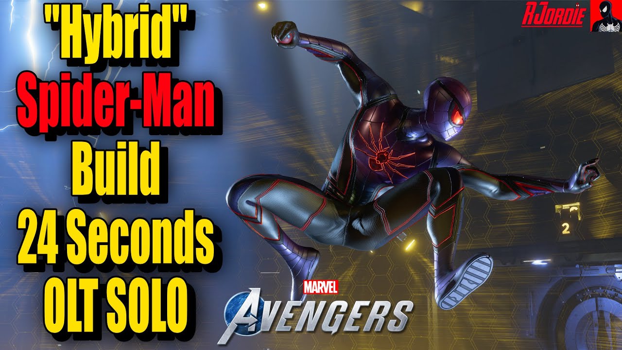 SPIDER-MAN (HYBRID BUILD) POWER 175 - 24 SECONDS OLT Super Adaptoid SOLO !!! - Marvel's Avengers