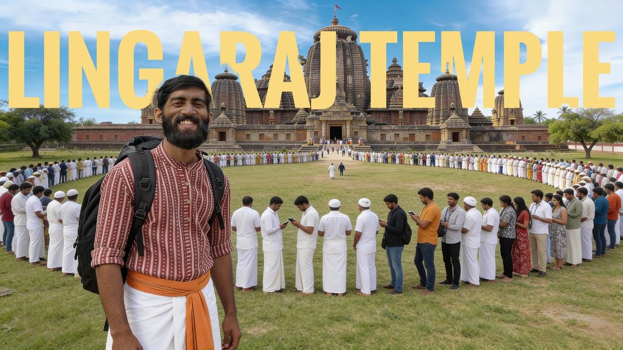 LINGARAJ TEMPLE -  Spent 6 HOURS IN A Temple queue & Faced a Stampede - VLOG 014