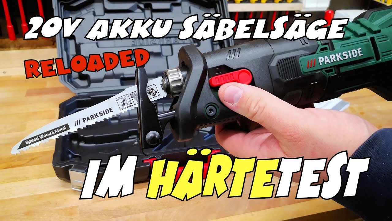 LIDL - PARKSIDE® 20V Akku-Säbelsäge PSSA 20-Li A1 im Einsatz