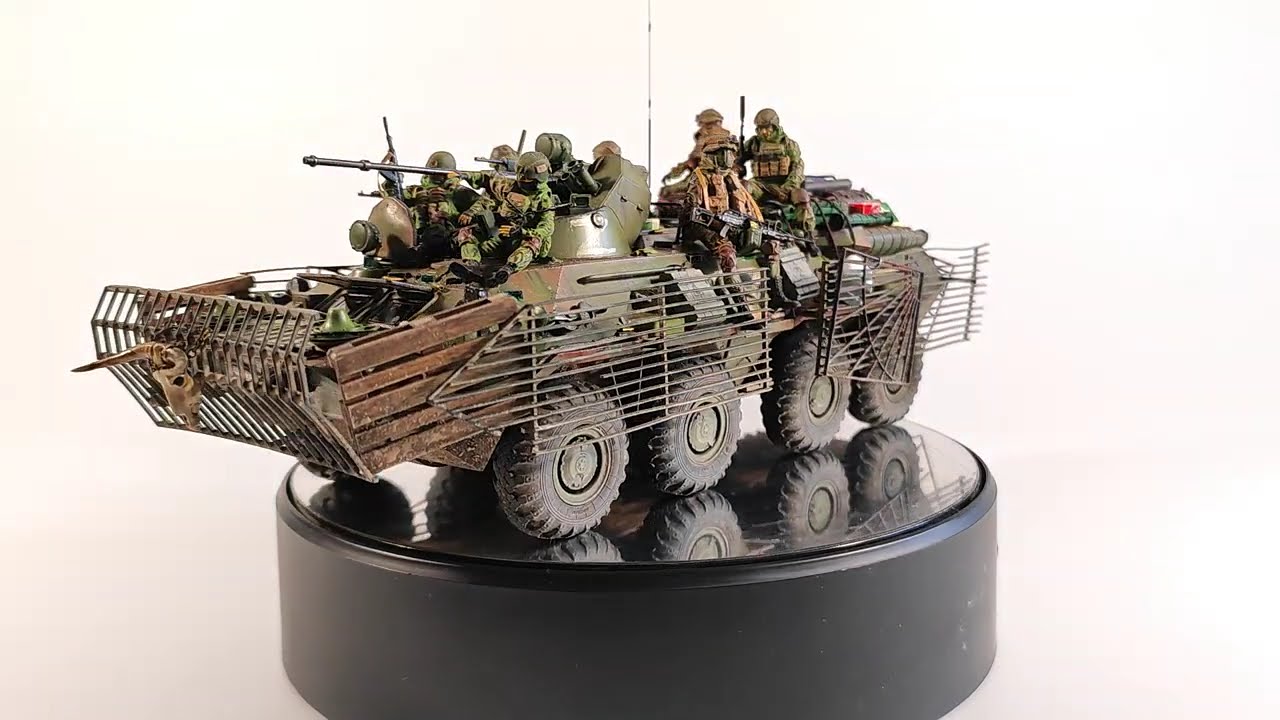 БТР 80А Trumpeter/Фигуры с Алика/Допы 3D печать/Масштаб 1:35