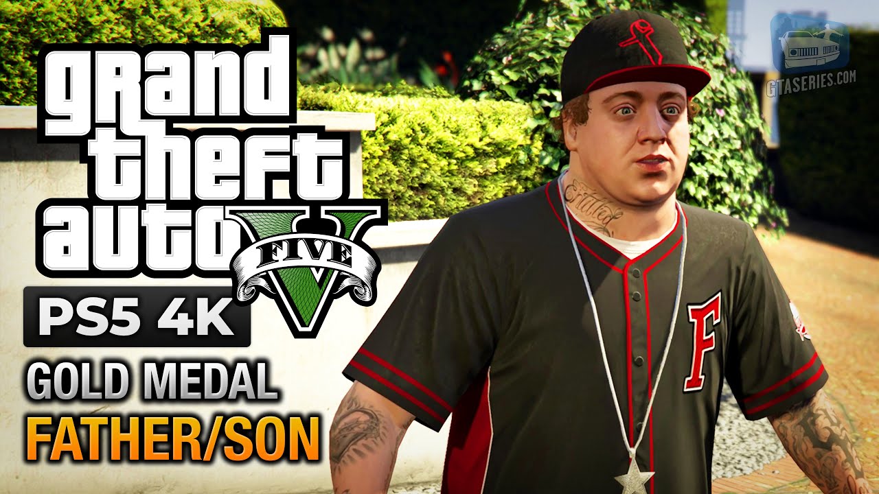 GTA 5 PS5 - Mission #5 - Father/Son [Gold Medal Guide - 4K 60fps]